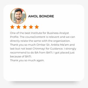 Amol Bondre BATI review